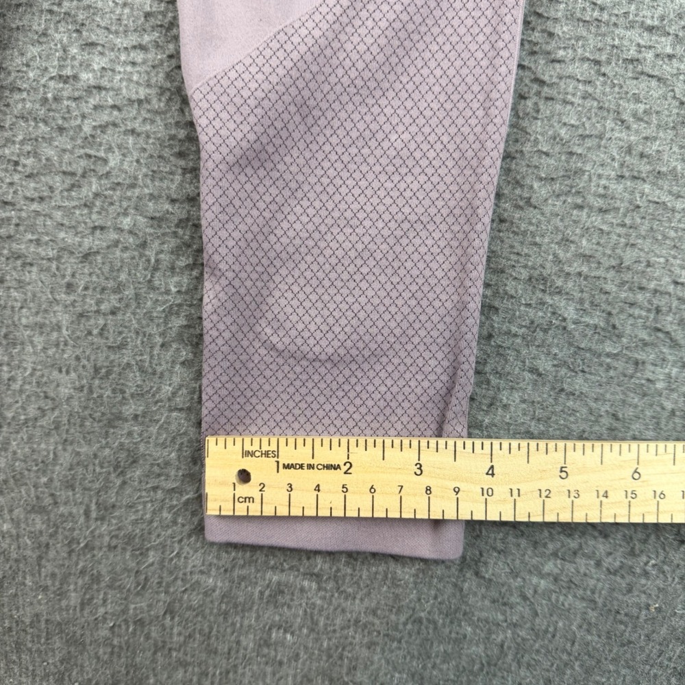 Lululemon Ebb to Street Leggings Women's 4 Purple Seamless Mesh Yoga Leggings - Picture 7 of 9